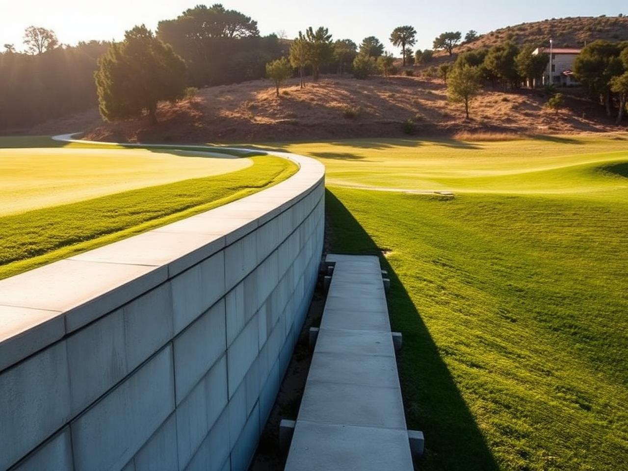 Golf course civil engineering